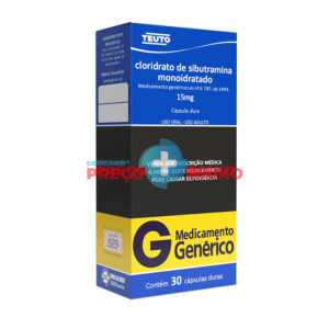 Cloridrato de Sibutramina 15 mg Teuto