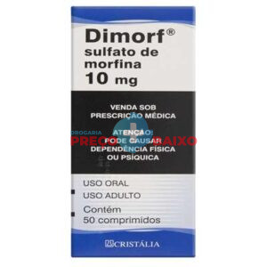 Morfina Preco baixo Dimorf 10mg 50 Cápsulas
